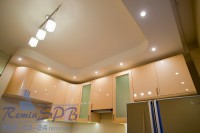 потолок кухни с закруглениями